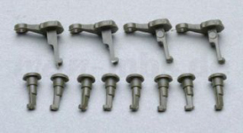 PIKO 56080 - H0 - Gegenkurbel (4 x) mit Kurbelbolzen, ölig (8 x)